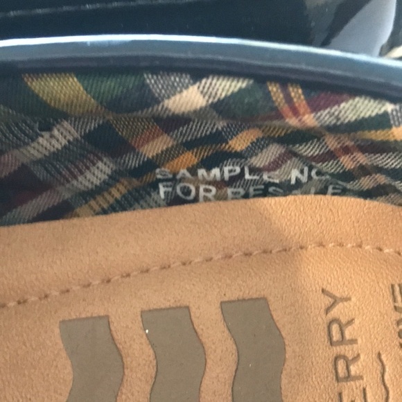 Sperry plush wave blue patent leather slip on loafers size 13 M child NWOT - Picture 9 of 9